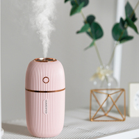 M nawilżacz 300ML ultradźwiękowy USB zapachowy olejek eteryczny dyfuzor romantyczny kolor lampka nocna Mist Maker Humidificador Portable 5